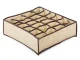 Underwear and Socks Drawer Organizer, 24 Compartments, Beige