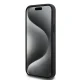 Dkny iPhone 15 / 14 / 13 Case Leather Pattern Metal Logo MagSafe, Black