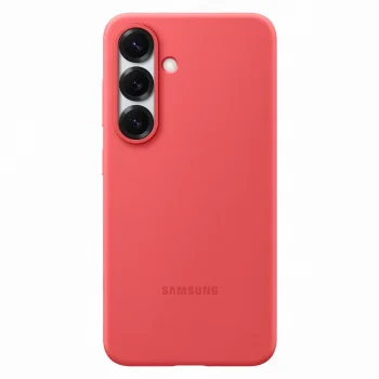 Samsung Galaxy S25 Silicone Case, Red