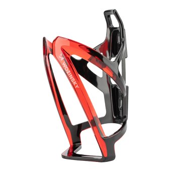 Wozinsky WUR-01BR Bike Bottle Holder Basket - Black and Red