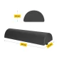 4FIZJO Massage and Rehabilitation Half Bolster 60x15x10 cm, Black