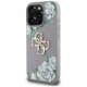Guess iPhone 16 Pro Max vāciņš Grained Roses Big 4G Logo, violets