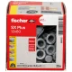 Fischer SX Plus 12x60 Expansion Plugs, 25 pcs., Grey