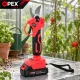 Cordless Pruning Shears OPEX TOOLS OPX28029, 21V, 25 mm, with 2 Batteries and Case