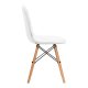 4Rico QS-185 Scandinavian Eco Leather Chair, White