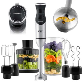 Berdsen BD-753 Hand Blender, 1500W, Black