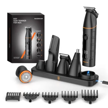 Daugiafunkcis trimeris MAXGROOM LK-892 su keičiamomis galvutėmis, juodas