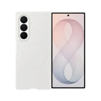 Samsung Silicone Magnet Case for Galaxy Z Fold 8 with MagSafe and 2 Films, White
