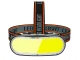 COB LED Rechargeable Headlamp with USB-C, 5 Modes, Black