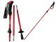Folding Trekking Pole (1 pc), Adjustable, Red