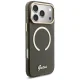 Guess IML Glitters Script Strap MagSafe Phone Case Cover iPhone 17 Pro Max - black