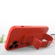 Gelinis dėklas su virvele ant kaklo iPhone 12 Pro Max, tamsiai žalias