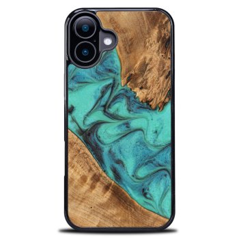 Bewood unikāls korpuss iPhone 16 Plus - tirkīza krāsā | Unique Case for Turquoise