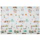 Double-Sided Foam Play Mat 150x200cm Folding Street Design, Multicolor