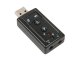 External USB Sound Card 7.1 with Headphone and Microphone Jack