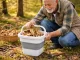 Collapsible Silicone Bucket 10L Folding Camping Pail with Handle
