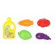 Kids sink with real running water and kitchen accessories, 15 pcs, pink