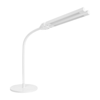 Glow 6020 Desk Lamp with DUAL Head, White