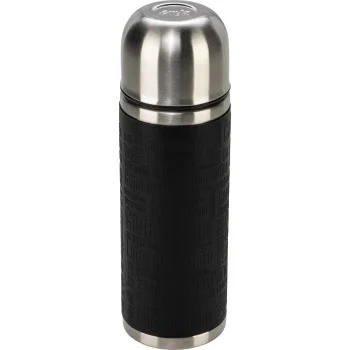 Emsa SENATOR SLEEVE Insulated Bottle 0.5L, Black/Silver