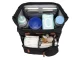Multifunctional Backpack with Baby Bed and USB Port, Black