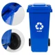 Multistore 240L Waste Bin for Paper, Blue
