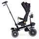 ECOTOYS Kids Tricycle Stroller with Rotating Seat and Push Handle, Black