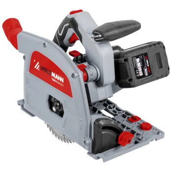Holzmann TAS165AKKU Cordless Plunge Saw with 2x 20V 4.0Ah Batteries and Dual Charger