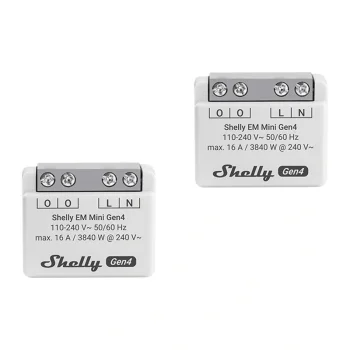 Smart Energy Meter Shelly EM Mini Gen4, 2-pack