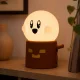 Kids Night Light Ghost LED USB-C, 2 Modes, White/Brown