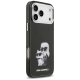 Karl Lagerfeld IML Aquarelle & Choupette Logo MagSafe vāciņš iPhone 17 Pro Max - Melns | Phone Case Cover Black