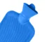 Rubber Hot Water Bottle 2000 ml (2 L), Blue