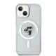 Apple iPhone 15 6.1\'\' Karl Lagerfeld Karl & Choupette Glitter MagSafe Cover Case, Transparent