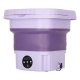 Foldable Mini Travel Washing Machine 8L, Purple