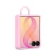 Samsung Silicone Ring Magnet Cover for Galaxy Z Flip 8 with MagSafe Ring, Pink