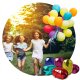Ricokids Helium Tank Kit 0.42m³ with 50 Balloons and Ribbon for Parties