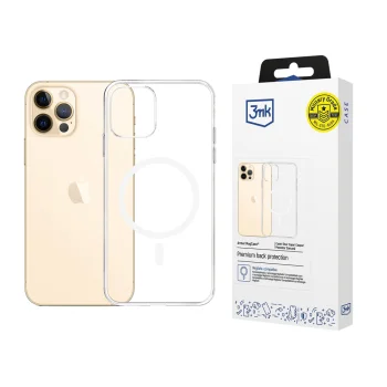 Dėklas 3mk Armor Magcase, skirtas iPhone 12 Pro Max, skaidrus