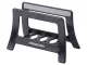 Kitchen Organizer for Cutting Boards and Lids, Black