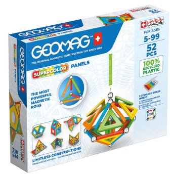 GEOMAG GEO-378 Magnētiskie Rotaļu Spēļu Bloki Bumbiņas Stienīši Konstruktors no Pārstrādātas Plastmasas, 52...