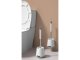 Piekarināma Silikona Tualetes Birste, Balts/Pelēks | Silicone Toilet Brush