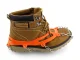 Ice Cleats for Shoes and Boots, Anti-Slip Traction Grips for Hiking, 36-40, Orange