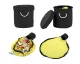 Toy Storage Basket with Play Mat, Organizer with Lid and Handles, Black