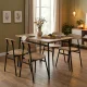 Dining Table Set for 4 OSLO Kitchen Table and Chairs by ModernHome