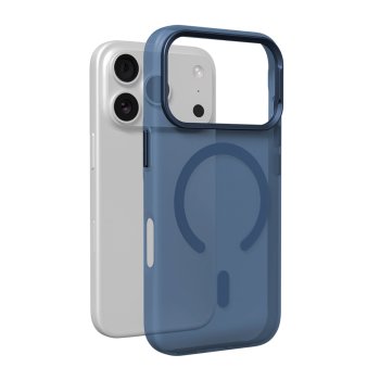 Puro Lightfeel MagSafe Case for iPhone 17 Pro - Clear Blue