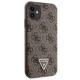 Guess iPhone 11 / XR Case Crossbody 4G Metal Logo, Brown