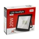 LED Floodlight Maclean Slim 20W 4000K IP65 1600lm MCE520 NW