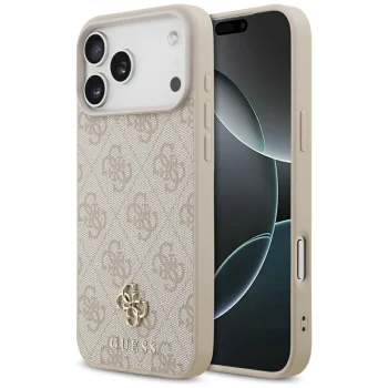 Guess 4G Small Classic MagSafe Case for iPhone 17 Pro Max, Pink
