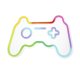 Gamepad RGB LED Neon Sign Forever Light FLRNE04 with Remote for Gaming Room Decor