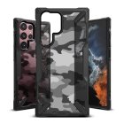 Samsung Galaxy S22 Ultra 5G (SM-S908) Ringke Fusion X Case Cover Bumper, Camo Black