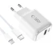 Tech-Protect NCA45W-GAN 2-Port 45W Wall Charger - White