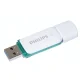 USB Flash Drive Philips Snow Edition 8GB USB 3.0, White/Green
